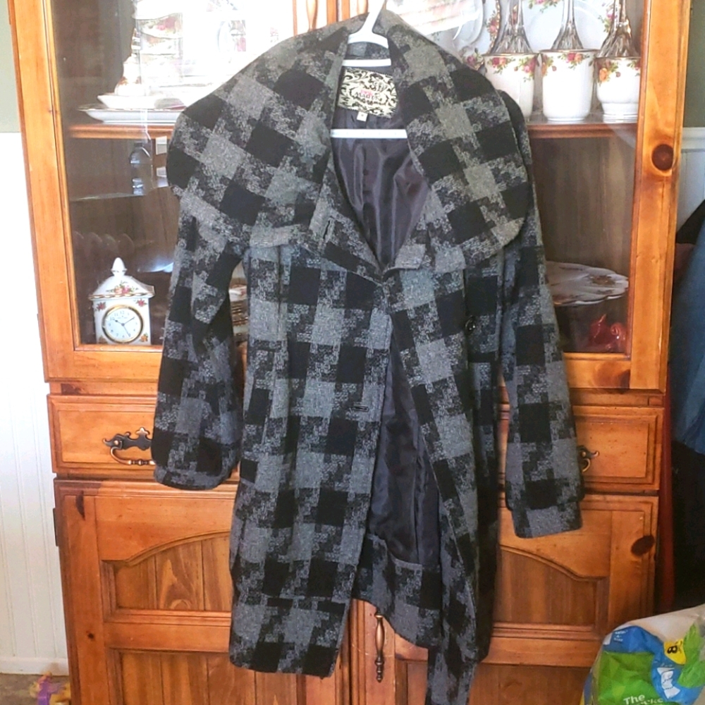 Wool blend coat
